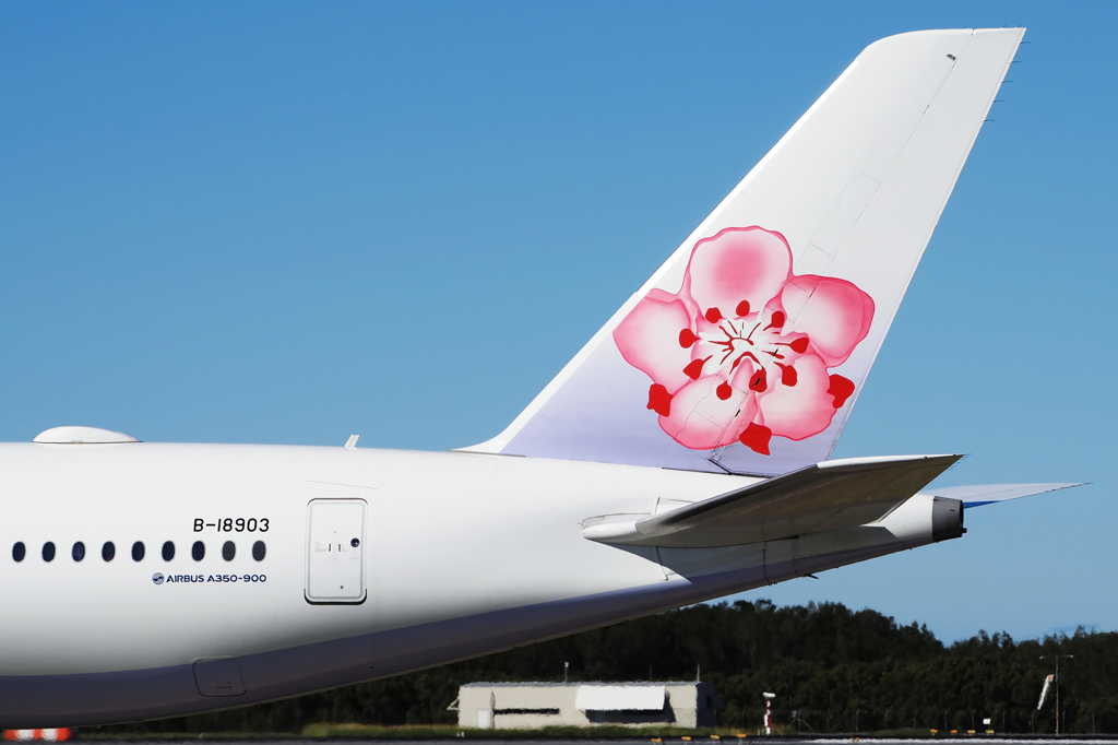 China,Airlines,Airbus,A350-900,Reg.,B-18903,At,Brisbane,Airport,,Australia